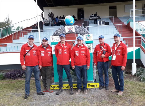 WM-Pflügen Kenia Bewerb: Stoppelfeld